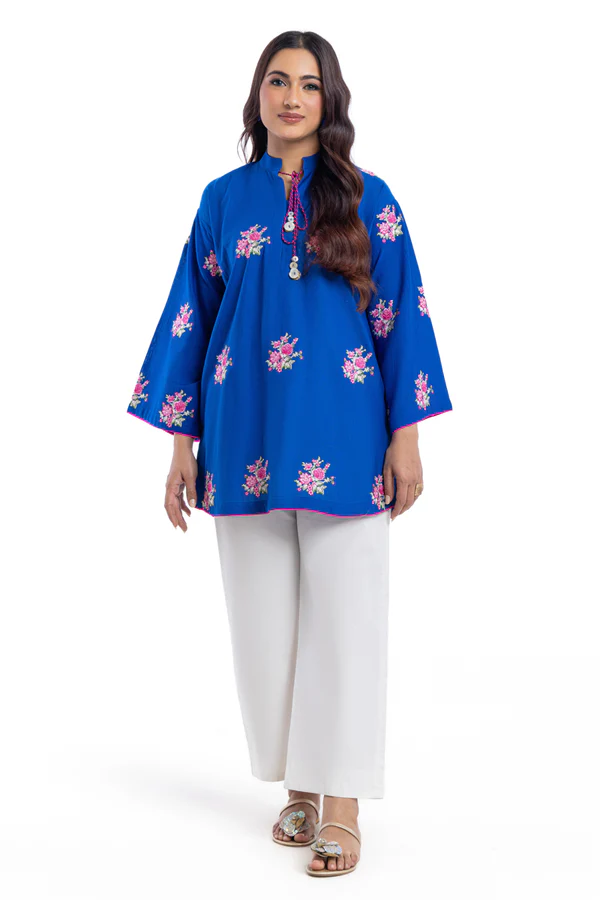 Blue-Khaddar-1 Piece (AWT211P84P) - Image 3