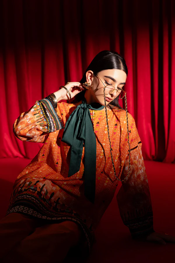 ORANGE-KHADDAR-2 PIECE (WS1242P01) - Image 3